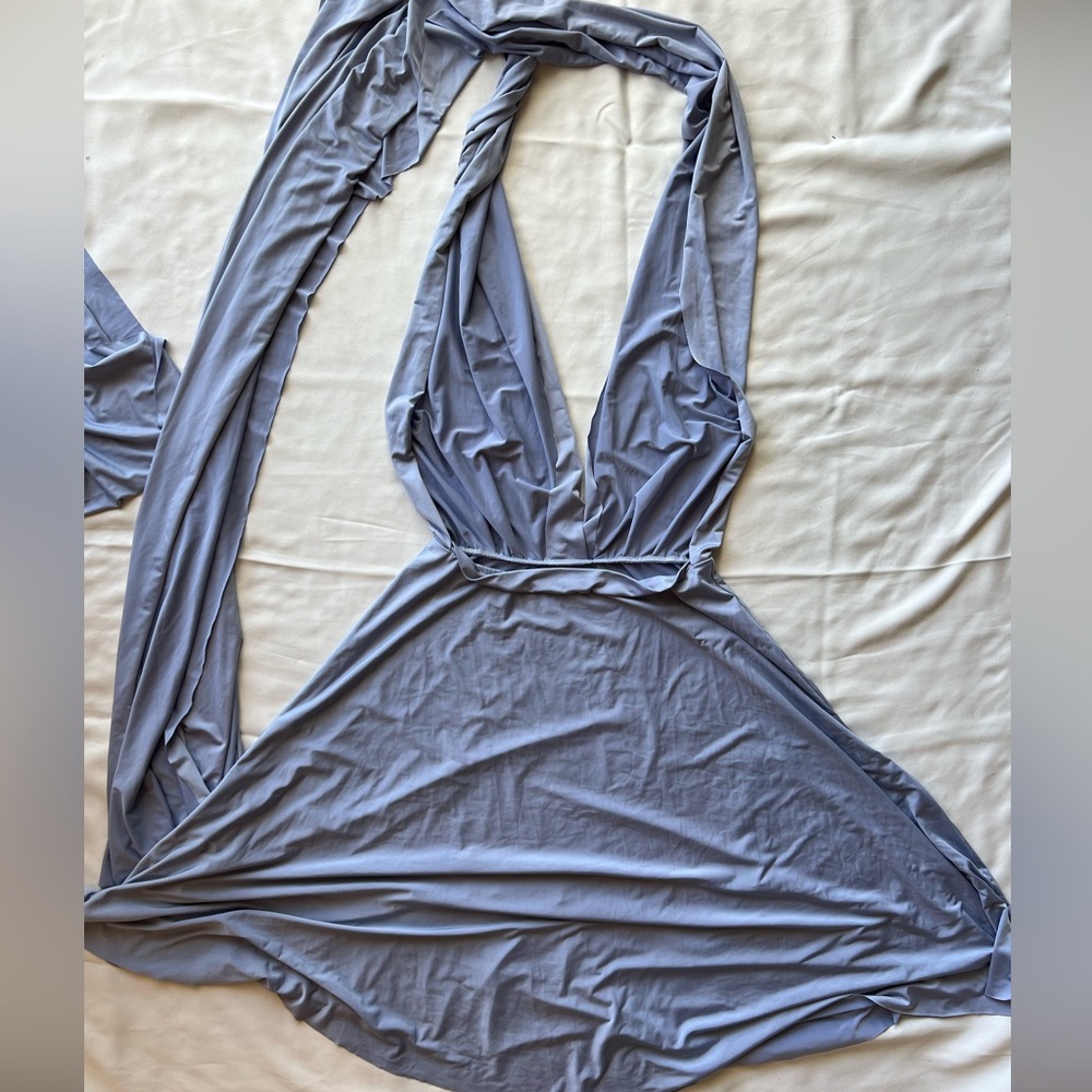 EUC Beautiful Periwinkle Infinity Dress, 100 different styles in ONE dress!!! - Picture 13 of 16